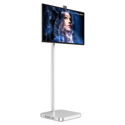 LC-M32S4K - NEXT2U 31.5" 4K mobiele slimme monitor op een staande houder met levendige kleurenweergave