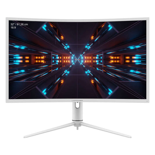 LC-M32-QHD-165-CK 32" gebogen pc-monitor met slank, modern ontwerp en hoge beeldkwaliteit voor ultieme game-ervaring